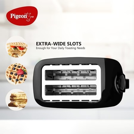 Pigeon 12470-M, 2 Bread Slices, Pop-up Toaster, Variable Browning Settings, Black 6 Pigeon 12470-M, 2 Bread Slices, Pop-up Toaster, Variable Browning Settings, Black