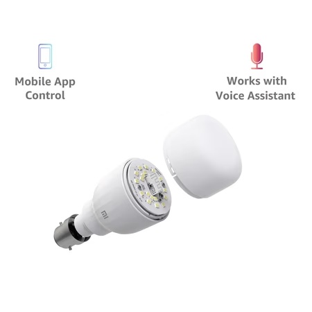 Mi 7.5 Watts Smart Color LED Bulb (16 million colour, with Alexa and Google Assistant)