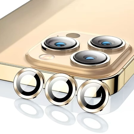 Hyphen Camera Lens Protector for iPhone 14 Pro/Pro Max, Gold