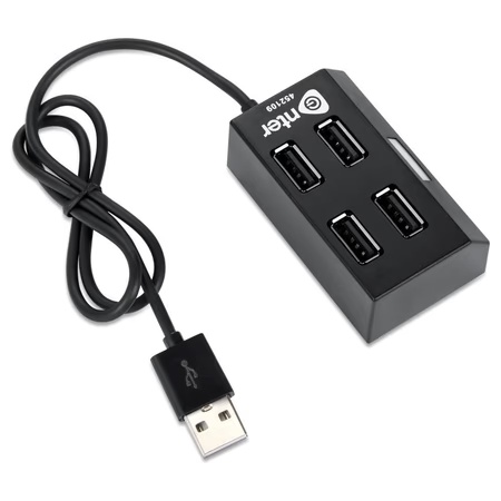 Enter E-U4H200 4-in-1 USB Hub with 4 High Speed USB 2.0 Port, Black