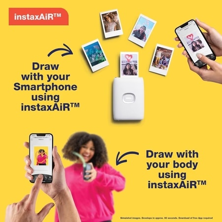 Fujifilm Instax Mini Link 2 Smartphone Printer, White