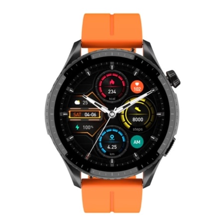 Noise 22 mm Magnetic Snap-on Silicon Smartwatch Strap, Orange 4 Noise 22 mm Magnetic Snap-on Silicon Smartwatch Strap, Orange