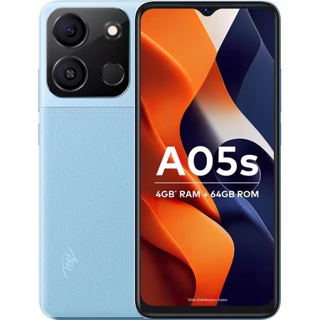 Itel A05s 64 GB, 4 GB RAM, Mobile Phone, Blue