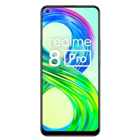 (Refurbished) Realme 8 Pro 6 GB RAM, 128 GB, Illuminating Yellow, Mobile Phone, Gently Use(GU)