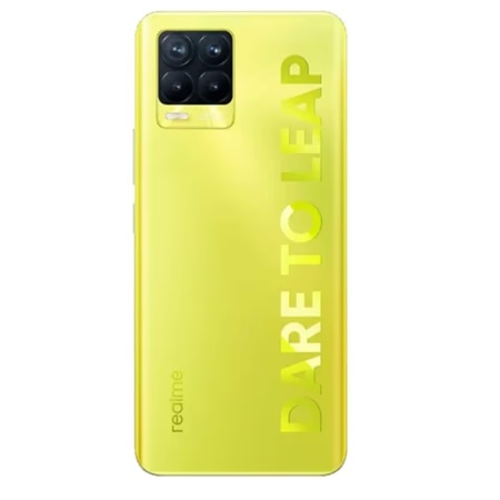 (Refurbished) Realme 8 Pro 6 GB RAM, 128 GB, Illuminating Yellow, Mobile Phone, Gently Use(GU)