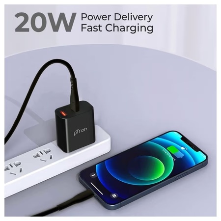 pTron Volta FC15 USB Charger (Black) 2 pTron Volta FC15 USB Charger (Black)