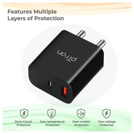 pTron Volta FC15 USB Charger (Black) 5 pTron Volta FC15 USB Charger (Black)