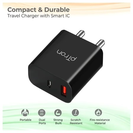 pTron Volta FC15 USB Charger (Black) 6 pTron Volta FC15 USB Charger (Black)