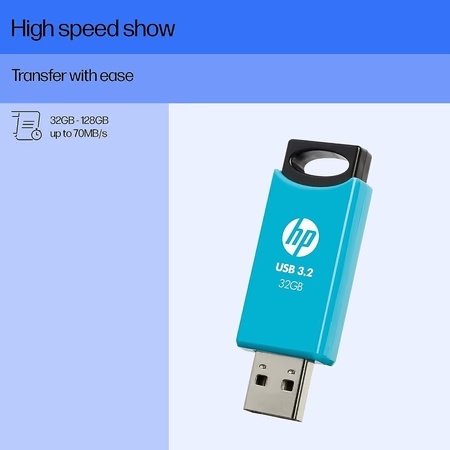 HP 32 GB 712w USB 3.2 Flash Drive Blue