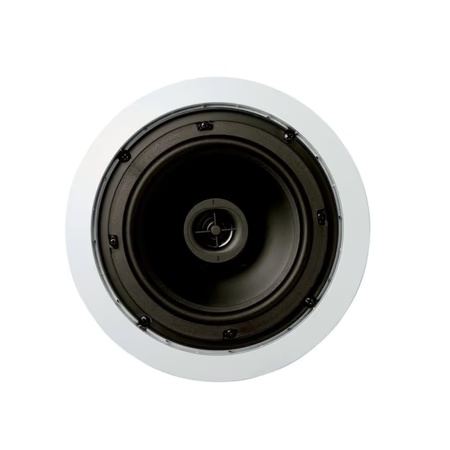 Jamo 6.5 CS T In-Ceiling Speaker with Paintable Frame, White