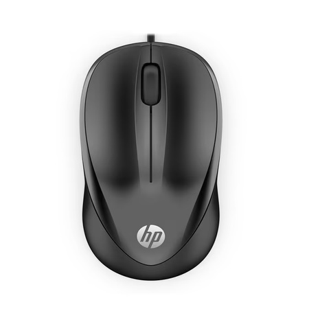 HP 1000 Wired Mouse, Black