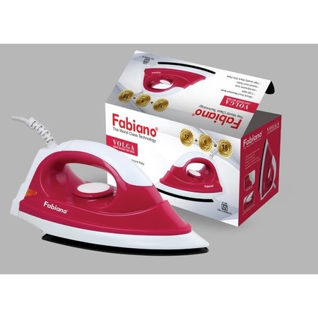 Fabiano Volga Dry Iron 1100 Watts With 18 Months Warranty