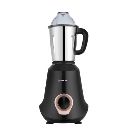 Bajaj Military Series Glamore 1000 W 4 Jar Mixer Grinder, Jet Black