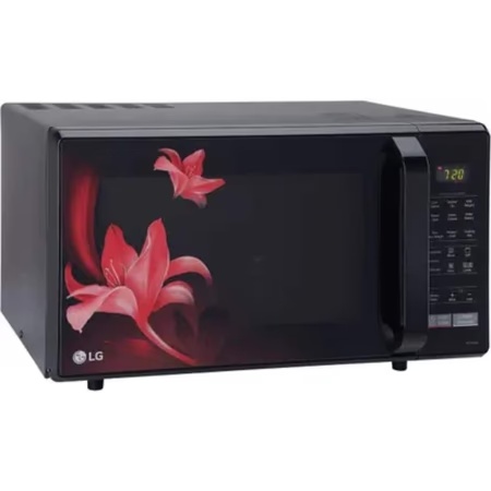 LG MC2846BR 28 Litres Convection Microwave Oven, 51 Auto Cook Menu, Black