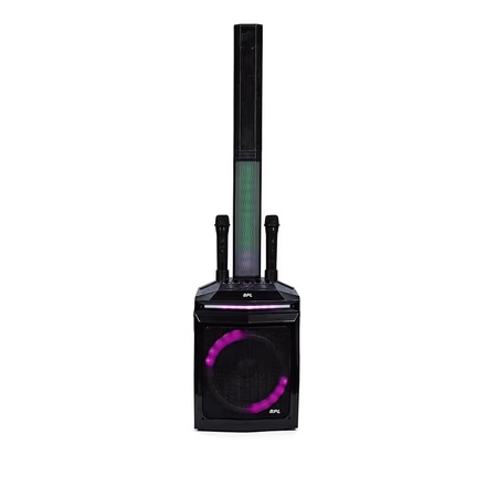 BPL BASH SX BPS101 600 Watts Party Speaker with Two Wireless Karaoke Mics