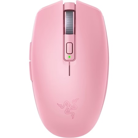 Razer Orochi V2 Mobile Wireless Gaming Mouse, Quartz Pink, Ultra Lightweight, 2 Wireless Modes, Up to 950 hour Battery Life, Mechanical Mouse Switches, 5G Advanced 18K DPI Optical Sensor,