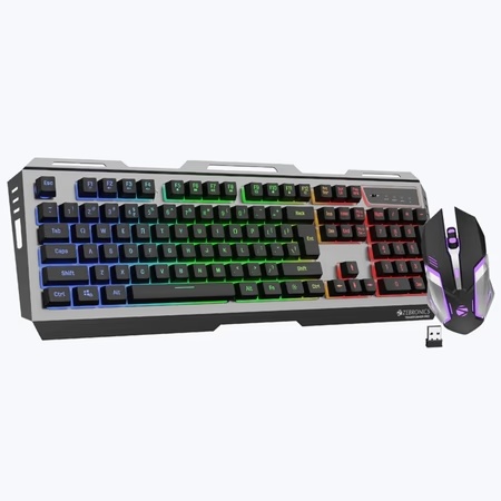Zebronics Transformer Pro Wireless Keyboard and Mouse Combo, Black