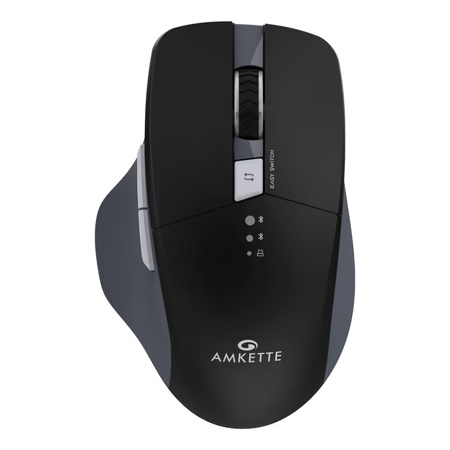 Amkette Hush Pro Epic M Wireless Mouse, Black