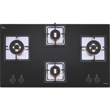 Elica Ind Flexi FB 491 DX DFS 4 Burners Hob, Black Glass 2 Elica Ind Flexi FB 491 DX DFS 4 Burners Hob, Black Glass