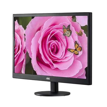 AOC E2270SWHN 54.61 cm (21.5 inch) with TN Panel Technology, 1920 X 1080 Resolution, Black Monitor