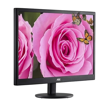 AOC E2270SWHN 54.61 cm (21.5 inch) with TN Panel Technology, 1920 X 1080 Resolution, Black Monitor