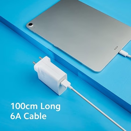 Xiaomi H26250 6 Amp USB Type C Hypercharge Cable, White 4 Xiaomi H26250 6 Amp USB Type C Hypercharge Cable, White