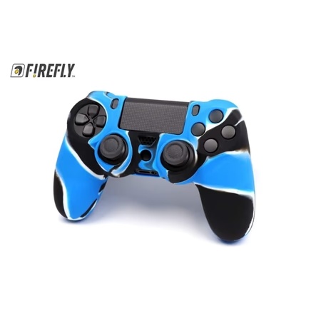 Firefly Silicone Cover for PS4 Controller, Azure Marble