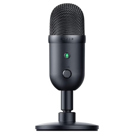 Razer Seiren V2 X Super Cardioid Condenser Microphone for any streaming setups, gaming with Digital Analogue Limiter, Black