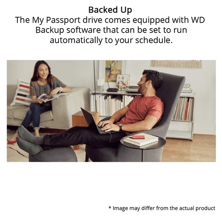 Western Digital 2 TB My Passport External Portable Hard Disk Drive (HDD), USB 3.0, Blue, WDBYVG0010BBK 6 Western Digital 2 TB My Passport External Portable Hard Disk Drive (HDD), USB 3.0, Blue, WDBYVG0010BBK