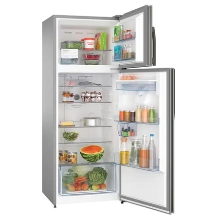 Bosch 358 litres 3 Star Frost Free Double Door Refrigerator, Shiney Silver CTC35S03DI