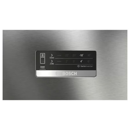 Bosch 358 litres 3 Star Frost Free Double Door Refrigerator, Shiney Silver CTC35S03DI