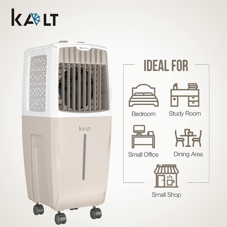 Havells Kalt GHRACAAD008 Personal Air Cooler with 24 Litre Capacity, White and Brown 2 Havells Kalt GHRACAAD008 Personal Air Cooler with 24 Litre Capacity, White and Brown