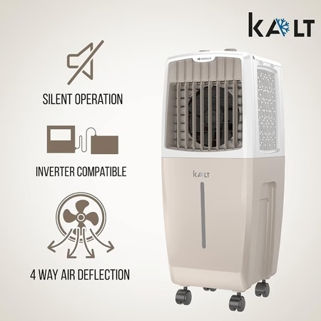 Havells Kalt GHRACAAD008 Personal Air Cooler with 24 Litre Capacity, White and Brown 3 Havells Kalt GHRACAAD008 Personal Air Cooler with 24 Litre Capacity, White and Brown