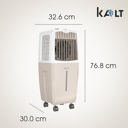 Havells Kalt GHRACAAD008 Personal Air Cooler with 24 Litre Capacity, White and Brown 9 Havells Kalt GHRACAAD008 Personal Air Cooler with 24 Litre Capacity, White and Brown