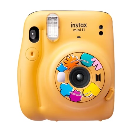 Fujifilm Instax Mini 11 BTS Butter Version Instant Camera, Yellow