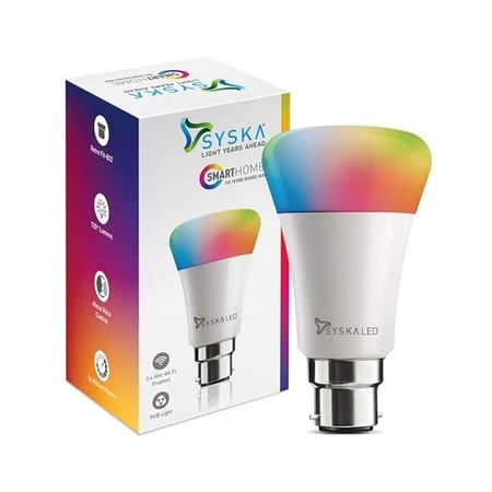 Syska Smartlights LED 7 Watts, Round, B22