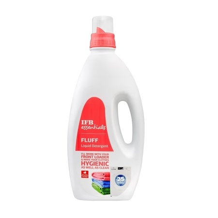 IFB Essentials Fluff 1 litre Liquid Fabric Detergent for Front Load Washing Machine
