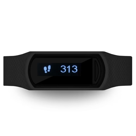 AMZER FitZer Ka Fitness Band, Black