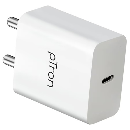 pTron Volta FC14 USB Charger (White)
