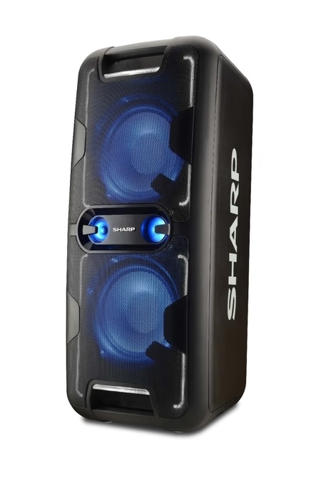 Sharp 240W PS-930 Party Speaker, Black, 240 Watts 2 Sharp 240W PS-930 Party Speaker, Black, 240 Watts