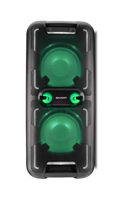 Sharp 240W PS-930 Party Speaker, Black, 240 Watts 5 Sharp 240W PS-930 Party Speaker, Black, 240 Watts