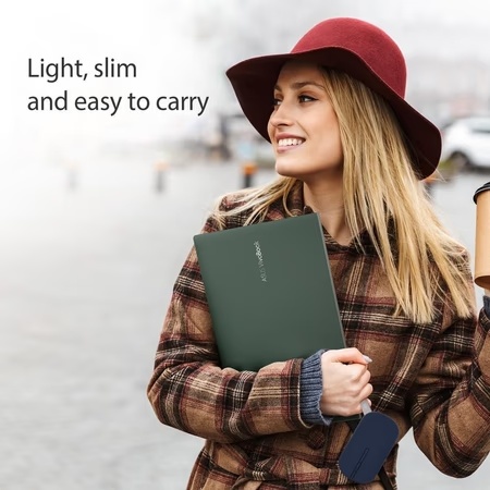 Asus Marshmallow MD100 Wireless Mouse, Quiet Blue, (Solar Blue cover also included) 7 Asus Marshmallow MD100 Wireless Mouse, Quiet Blue, (Solar Blue cover also included)