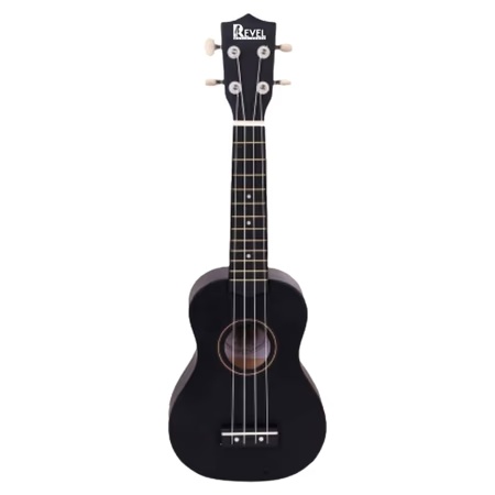 Revel RVL-UK21-BK Ukulele, Black
