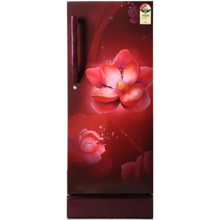 Candy 190 L Direct Cool 3 Star Single Door Refrigerator, CSD2003DRN, Red Neon