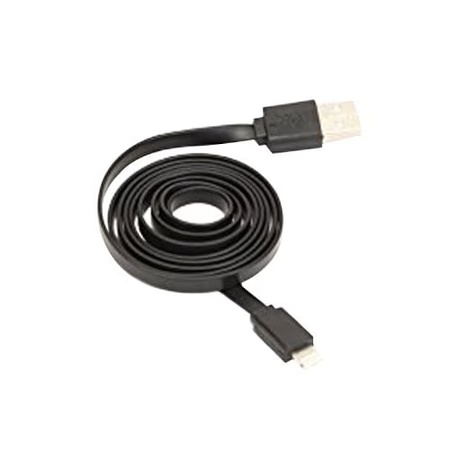 itek CBL002-BK USB to 8-Pin Lightning Sync & Charge Cable, Black, Black