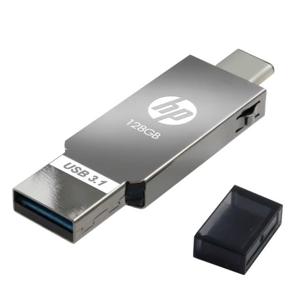 HP 128 GB x304m Dual Drive 3.1 Type-C OTG Flash Drive, MM-OTG128GB-03P